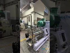 100L Molino de cuentas horizontales para plaguicidas SC 9Cr18MoV acero doble sello mecánico