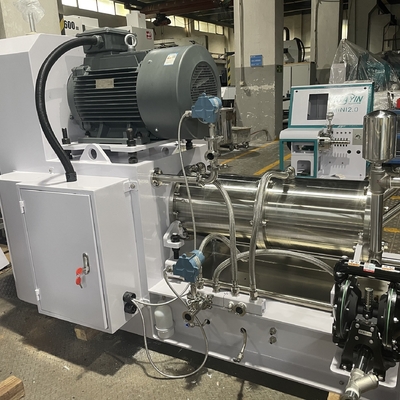 Self Made Mechanical Seal Horizontal Sand Mill For Wet Grinding / Dispersing In Ink / Paint