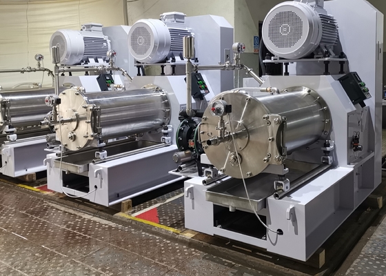 SUS304 Bead Mill For Paint CE 55KW Pin Type Grinding sand Mill Machine